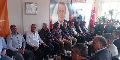 Mahalle ve  Köy  Muhtarları Ak Parti İlçe Başkanını Ziyaret Etti